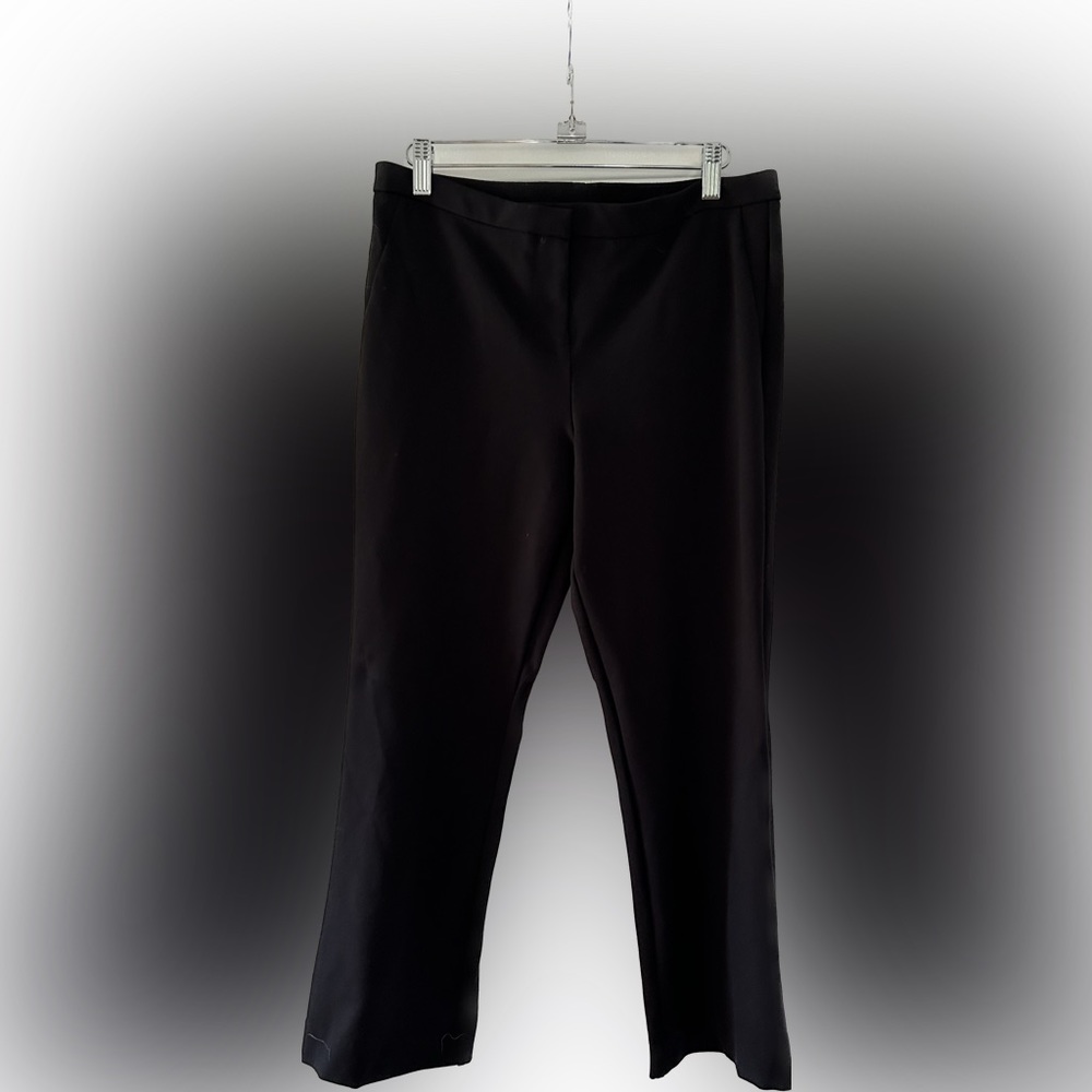 Matty M Ponte Knit Capri Pants in Black Size Small